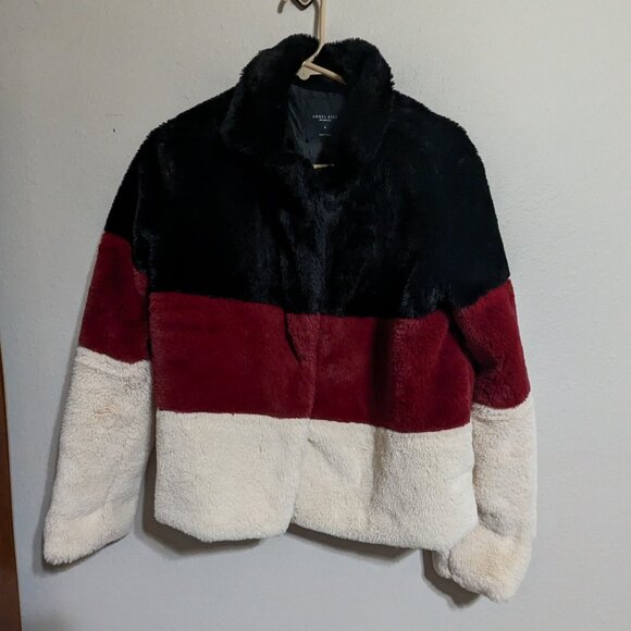 Angel Kiss Faux Fur Sherpa Jacket Size Medium - Picture 1 of 7